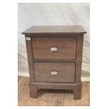2 Drawer Modern End Table