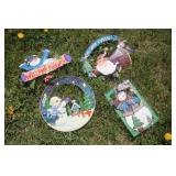 Tin Xmas Signs  4