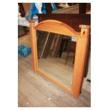 Domed Top Pine  Vanity Mirror  Canada
