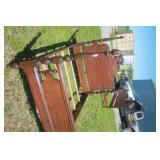 Vintage Acorn Turned Post Double