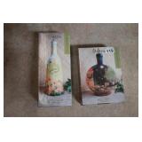 Bistro Ceramic Oil & Vinegar Bottles  /  Boxed