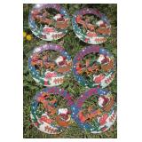 Santa Welcome Tin Signs   New   6