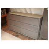 Grey Wash Rustic Pine Ladies Dresser