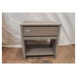 Rustic Grey Drawered End Table
