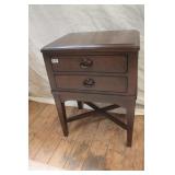 2 Drawered End Table