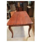Cabriole Harvest  Plank Dining Table