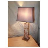 Vintage Marbalized Stone Table Lamp