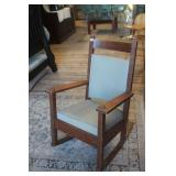 Vintage Oak Rocking Chair