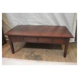 Oak Coffee Table  /  Drawer