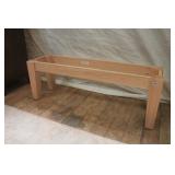 Oak Coffee Table Base / Unfin