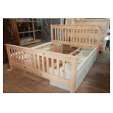 Pine Drawered  King Size  Bed & Boxsprings  /  Kit