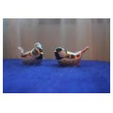 Royal Crown Derby Porcelain Paperweight  Birds