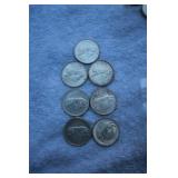 Canadian Centennial 25 Cent Coins
