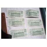 1970s Canadian 1$ Bills