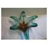 Chalet Art Glass Fruit Dish
