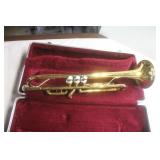 King Tempo 600 Brass Trumpet & Case  USA