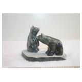 Eskimo Bear Soapstone Carving Ross Parkinson