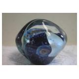 Signed Art Glass Paperweight