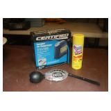 Air Compressor, Liquid Wrench, Rad Tester