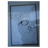 ' First Parting ' Daphne Odjig  Artwork  1979
