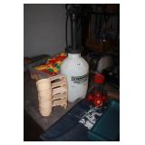 Log Carrier, Sprayer, Humming Bird Feeder