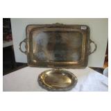 Silverplated Serve Tray & Plate