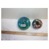 Art Glass Vase & Paperweight