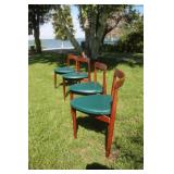 Frem Rojle MCM Danish Teak Chairs   4