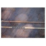 wooden Sherwood & Cooper Hockey Sticks