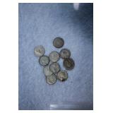 1950s-60s Canadian 10 Cent Coins