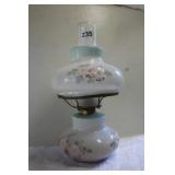 Early Hand Painted Oil Lamp