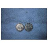 1960 & 1963 Canadian Dollar Coins