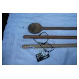 Wooden Spoon & Walking Sticks
