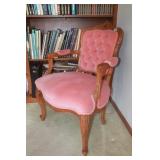 Carved Walnut Am Chair