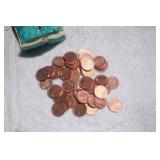 Canadian 1 Cent Coin Collection