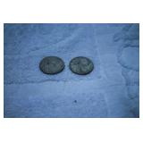 Canadian King George 25 Cent Coins