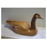 Carved Canada Goose  /  Signed