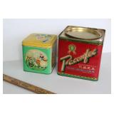 Vintage Tea & Wafer Tins