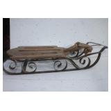 Wooden Sleigh Decor