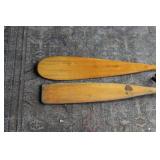 Vintage Wooden Canoe Paddles