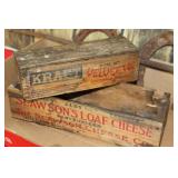 Cheese Boxes/ Horse Shoes / Meat Saw