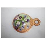 Early Haind Painted Makeup Bevelled Mirror