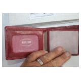 Giudi Leather Wallet & Katie Flynn Bookmark