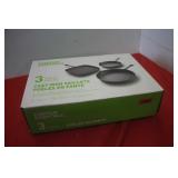 3 Cast Iron Skillets  /  Boxed