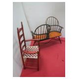 Wooden  Toy Dolls Chairs