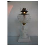 Pedestal ' Bust' Oil Lamp