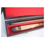 Vintage Pool Cue & Case