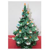 MCM Ceramic  Light Up Xmas Tree 1977  16'H