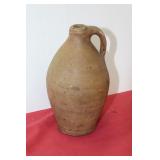 Early Applied Handle Pottery Whiskey Crock