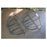 2 Iron Wall Planters